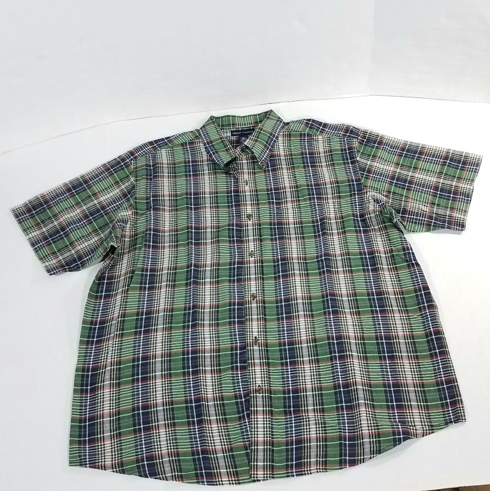 Sharp Grant Thomas Plaid Print Shirt Men's XL